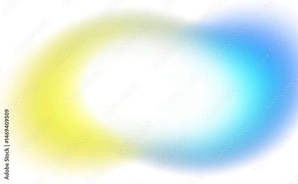 Abstract glowing color gradients shape effect on transparent background. Vibrant multicolored blurred gradient shaped effect background used for graphics use. Glowing neon colors effect, grungy.