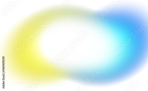 Obraz na płótnie Abstract glowing color gradients shape effect on transparent background. Vibrant multicolored blurred gradient shaped effect background used for graphics use. Glowing neon colors effect, grungy. w salonie