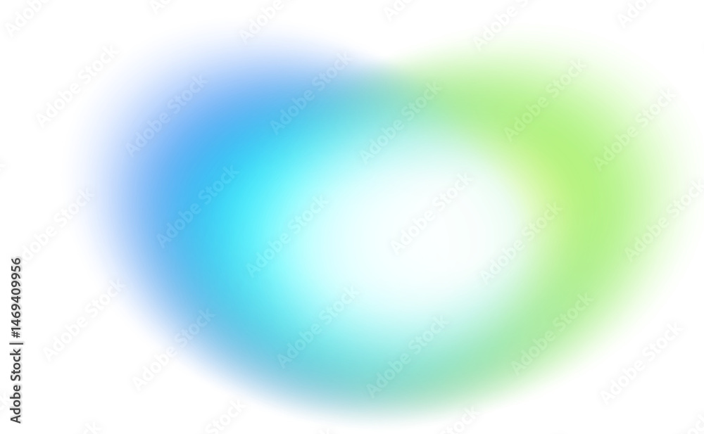 Abstract glowing color gradients shape effect on transparent background. Vibrant multicolored blurred gradient shaped effect background used for graphics use. Glowing neon colors effect, grungy.