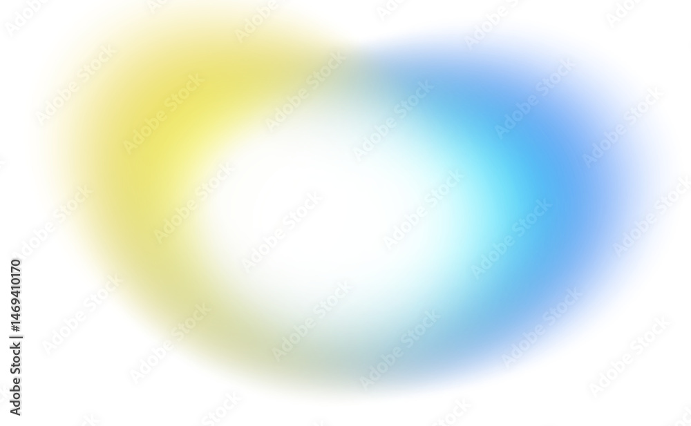 Abstract glowing color gradients shape effect on transparent background. Vibrant multicolored blurred gradient shaped effect background used for graphics use. Glowing neon colors effect, grungy.