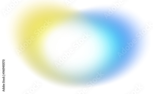 Obraz na płótnie Abstract glowing color gradients shape effect on transparent background. Vibrant multicolored blurred gradient shaped effect background used for graphics use. Glowing neon colors effect, grungy. w salonie