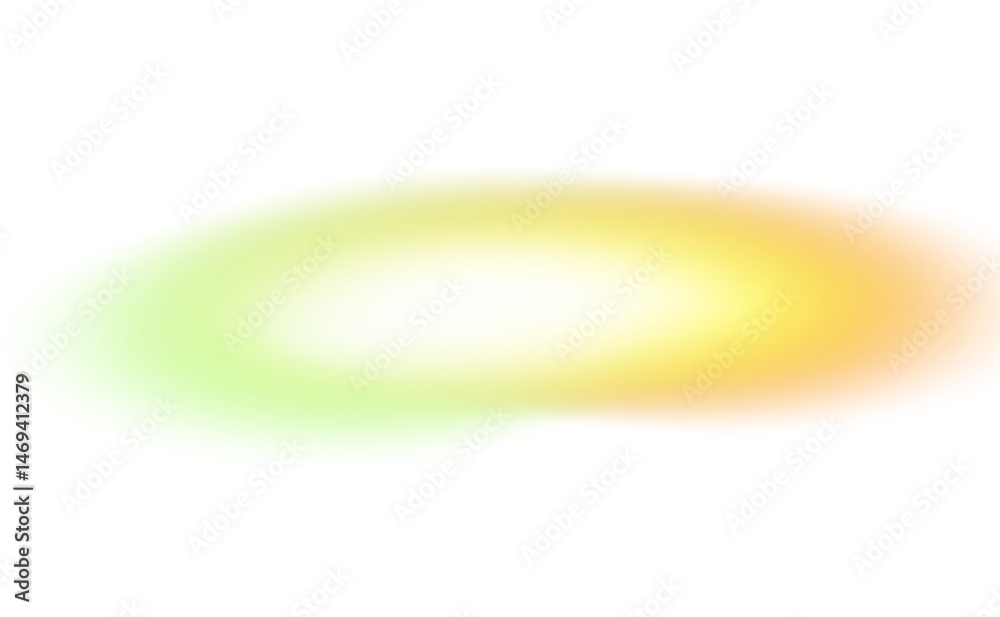 Abstract glowing color gradients shape effect on transparent background. Vibrant multicolored blurred gradient shaped effect background used for graphics use. Glowing neon colors effect, grungy.