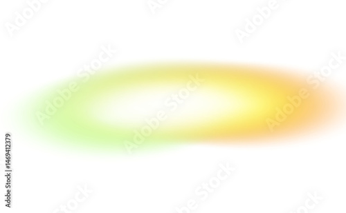 Obraz na płótnie Abstract glowing color gradients shape effect on transparent background. Vibrant multicolored blurred gradient shaped effect background used for graphics use. Glowing neon colors effect, grungy. w salonie