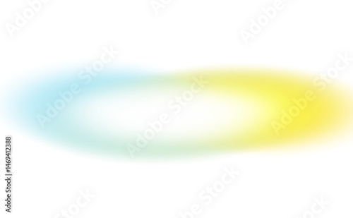 Obraz na płótnie Abstract glowing color gradients shape effect on transparent background. Vibrant multicolored blurred gradient shaped effect background used for graphics use. Glowing neon colors effect, grungy. w salonie