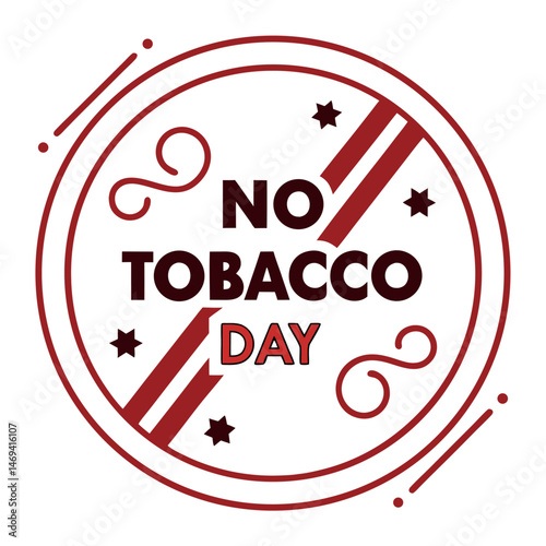    No tobacco day vector illustration.
