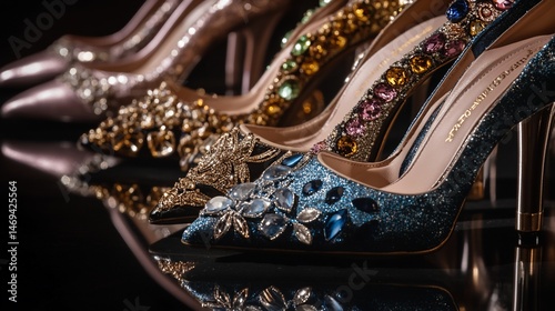 Opulent Embellished High Heels: A Luxurious Footwear Collection
