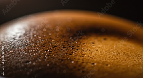 Closeup of coffee crema