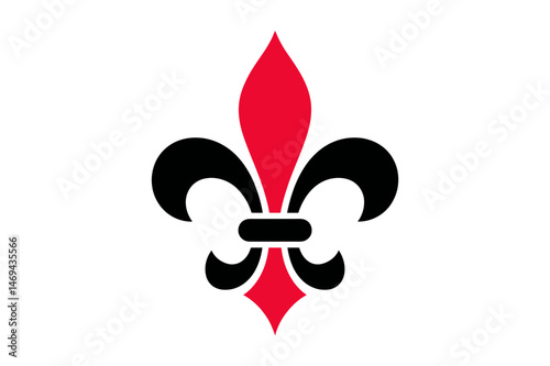 Fleur de lis symbol vector image graphic design