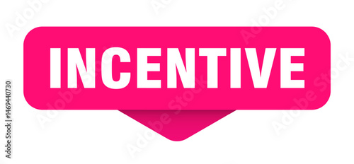 incentive sticker. incentive sign on transparent background