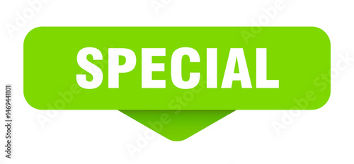 special sticker. special sign on transparent background