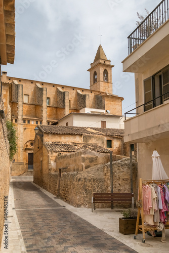 Obraz na płótnie Charming town of Santanyi in Mallorca, Balearic Islands, Spain w salonie