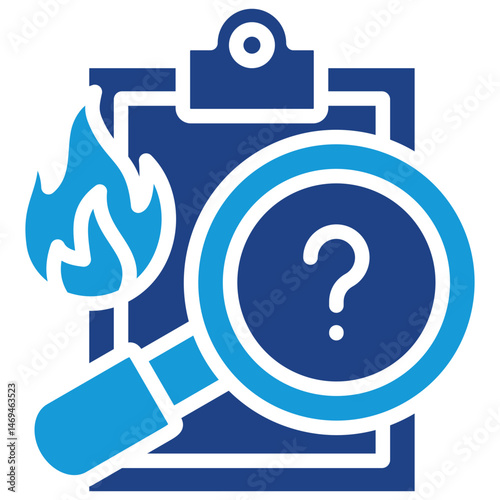 Fire Incident Investigation Icon
