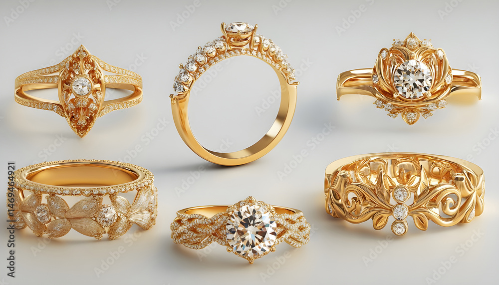 traditional Luxury Style gold jewellery ornaments