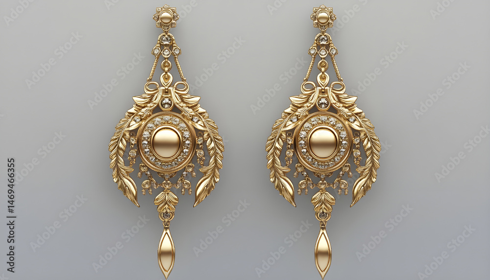 traditional Luxury Style gold jewellery ornaments