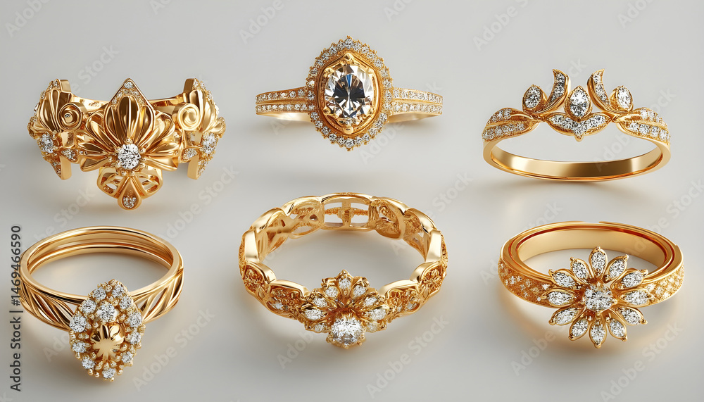 traditional Luxury Style gold jewellery ornaments