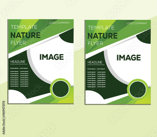 Flyer  vector text effect design