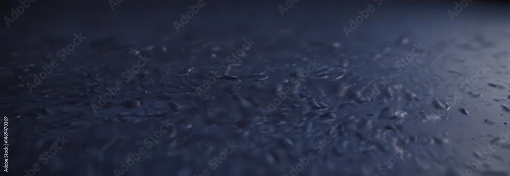 Obraz premium Deep indigo surface, dappled light penetrates , scene, view