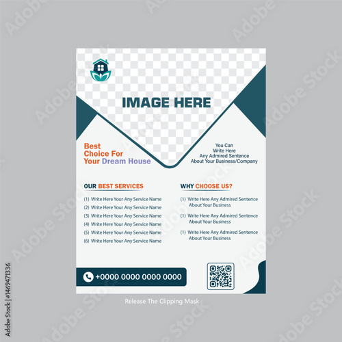 Real Estate Flyer for Dream House and Property Marketing