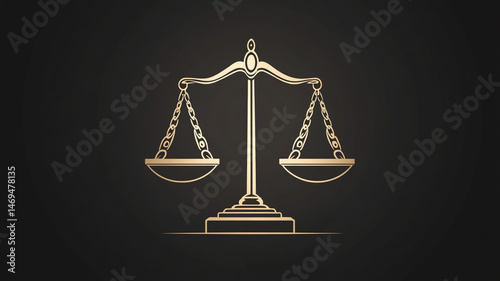 gold scales of justice