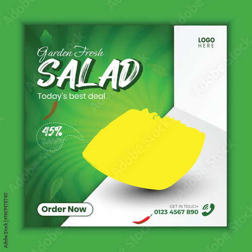 Fresh Salad Bowl Ad