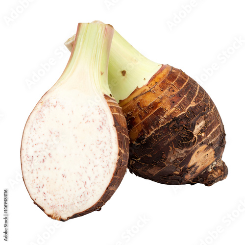 White Taro Transparent Background