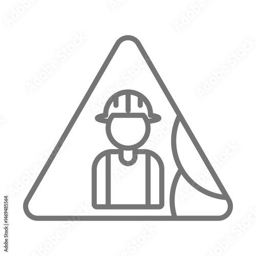 Construction Sign icon design