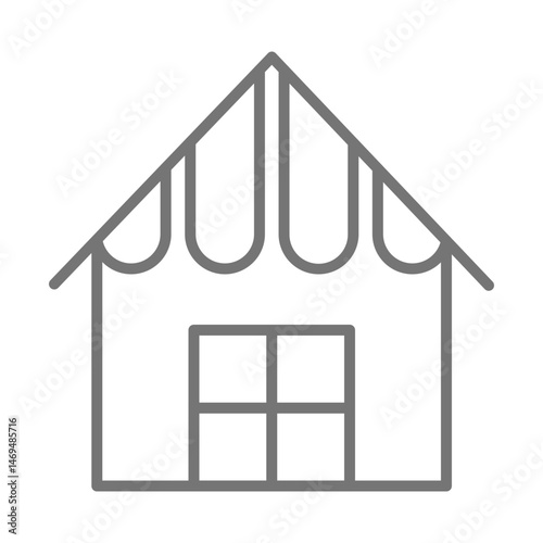 Roofing icon design
