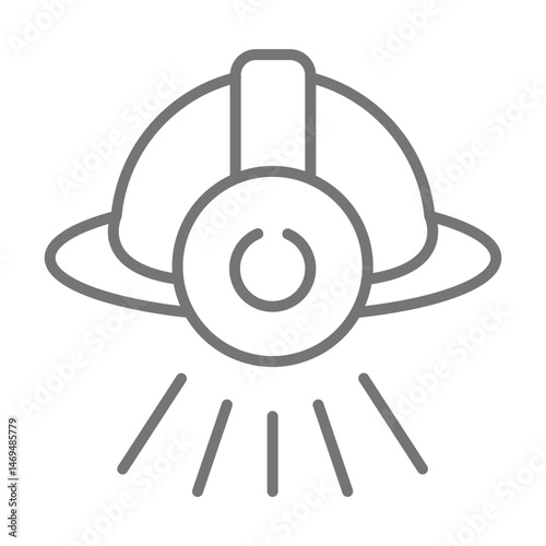 Hard Hat Light icon design