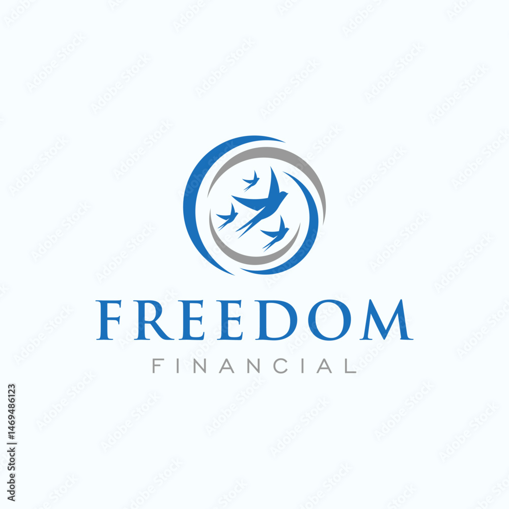 Elegant, modern, circular logo design for financial consulting business. Elegant, modern, circular logo design for financial consulting business.