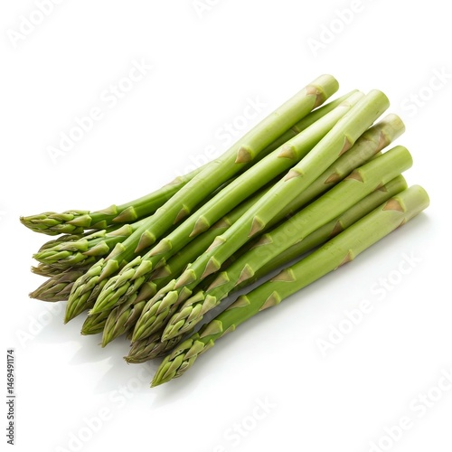 asparagus on white background