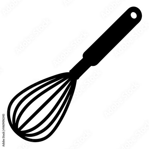 whisk isolated on white background