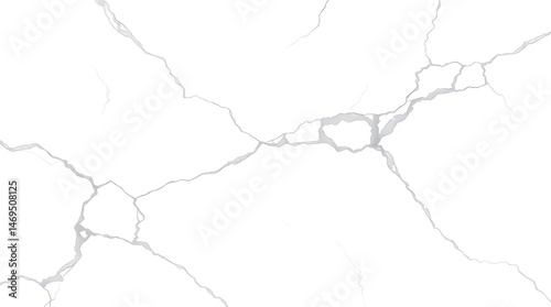 Pure White Calacatta Marble Texture with Subtle Gray Veins - Elegant Background