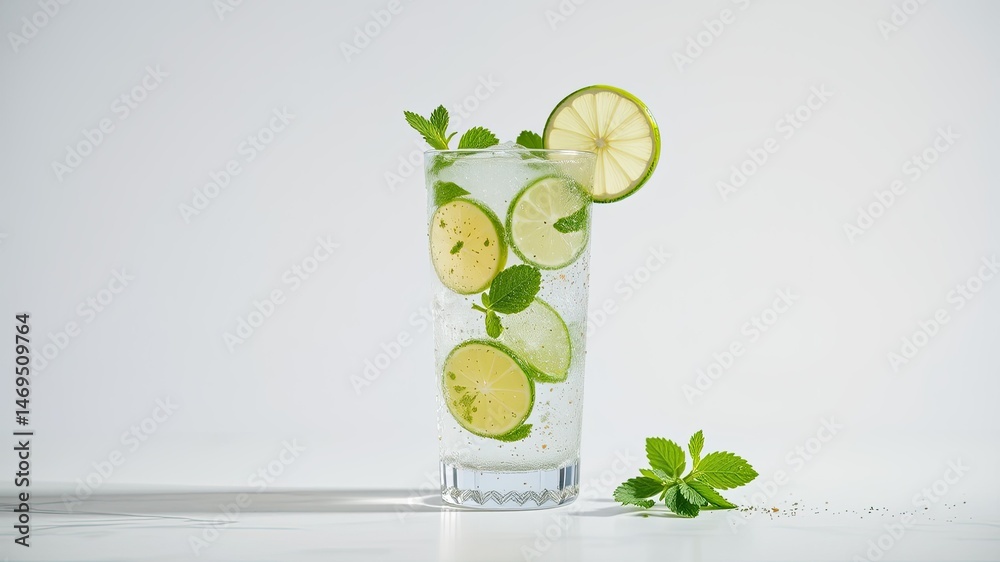 Refreshing Lime and Mint Cocktail, Perfect Summer Drink