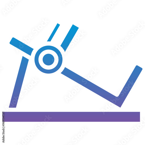 Leg Press Machine Icon