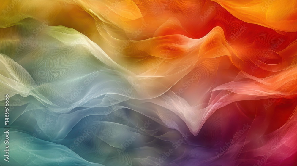 Obraz premium Soft Motion of Light in Abstract Gradient Form