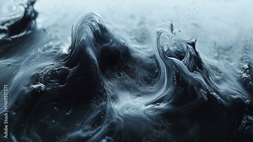water flowing into the dark