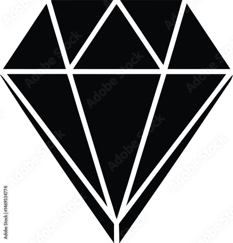 gem icon vector illustration