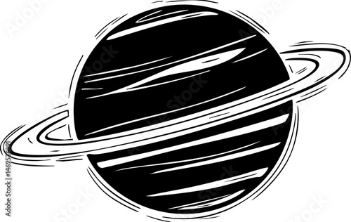 Exploring the mysteries of saturn's rings outer space illustration cosmic environment artistic viewpoint space concept