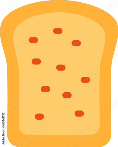 bread illustration on a white background     