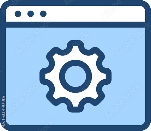 browser illustration on a white background     