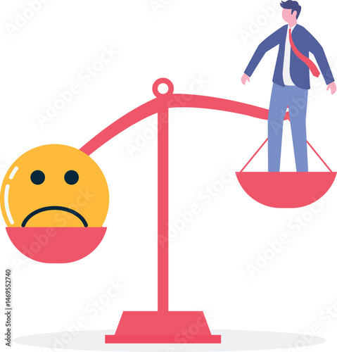 Social media illustration, business concept, web design


