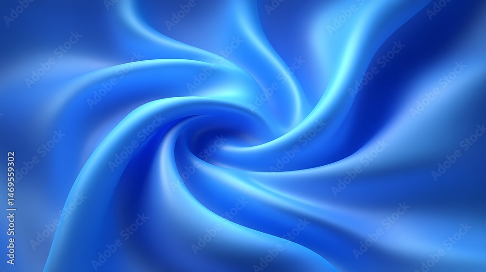 Swirling Azure Silk Abstract Blue Fabric Texture. Swirling Azure Silk Abstract Blue Fabric Texture.