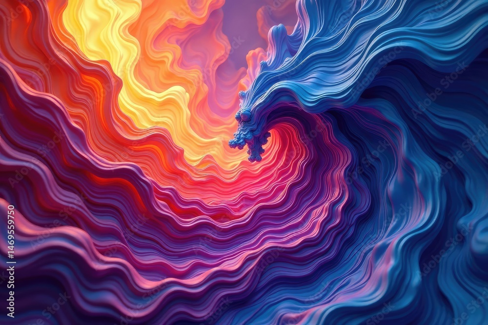 Fluid organic shapes swirl in a kaleidoscope of color , shapes, art, design element Fluid organic shapes swirl in a kaleidoscope of color , shapes, art, design element