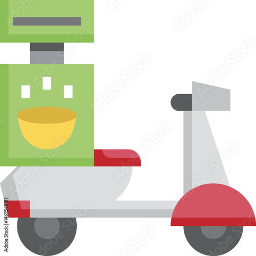 motorcycle illustration on a white background     