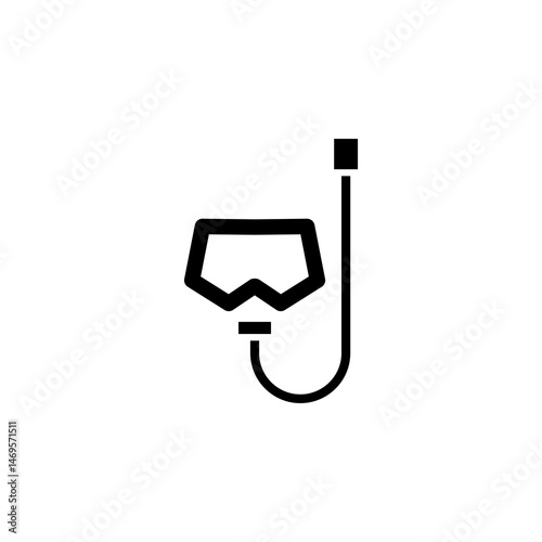 scuba diving, diver, snorkeling icon
