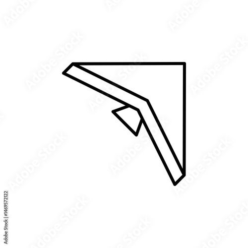 hang gliding, hang glider icon
