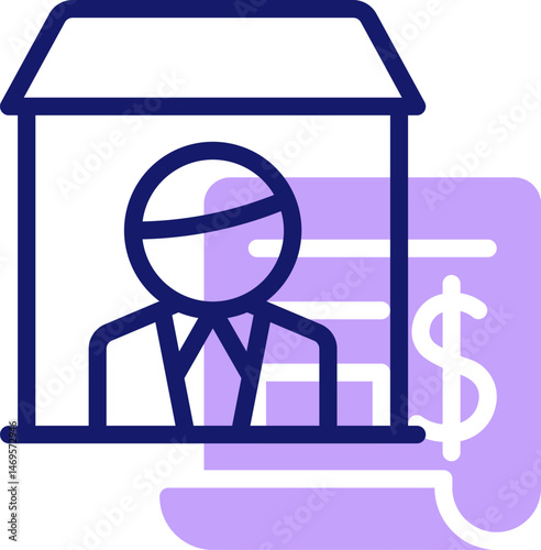 officer illustration on a white background     