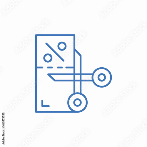 discount coupon icon sign vector
