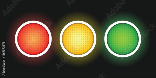 Traffic light icon in flat style. Stoplight vector illustration on isolated background. Semaphore sign business concept.