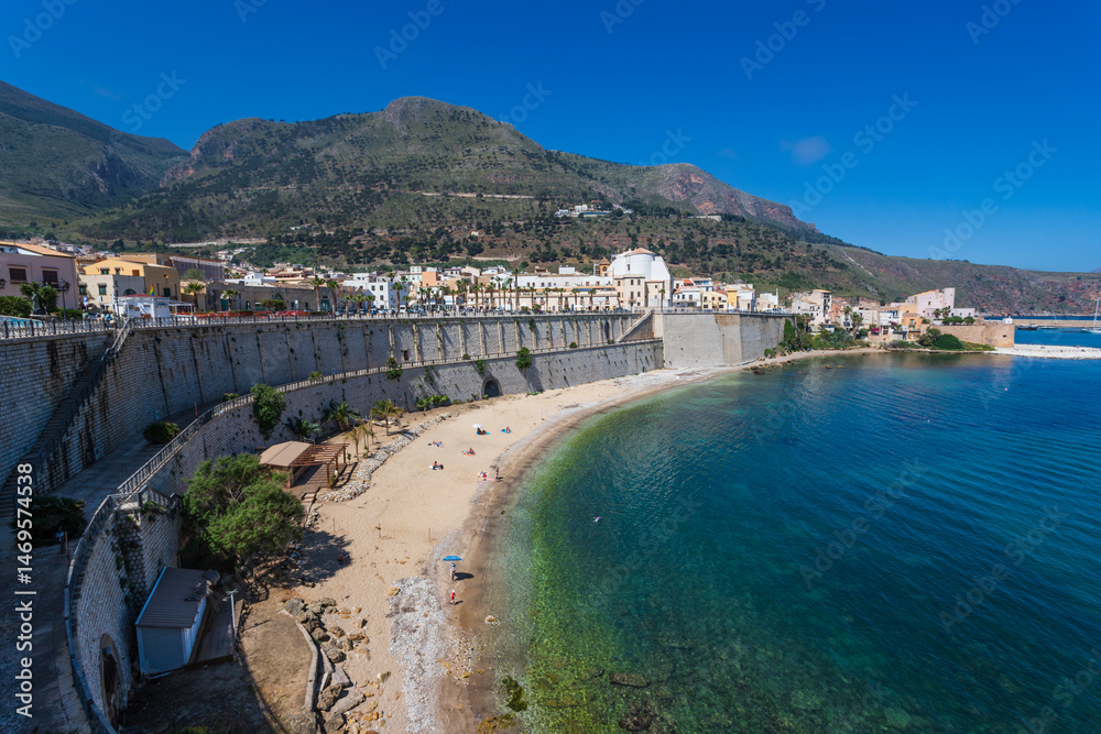 Naklejka premium Castellammare del Golfo, Sicily, Italy